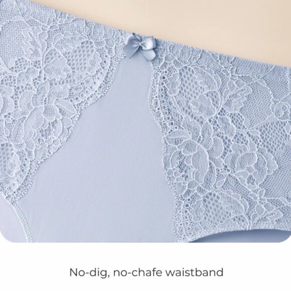 Edie High-Rise Brief M Light Blue - Picture 4 of 6
